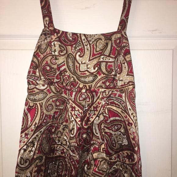 EUC INC 100% silk cami top with side zipper - Picture 6 of 8